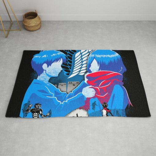 Attack On Titan Rug - Custom Size And Printing