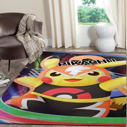Detective Pikachu Rug - Custom Size And Printing