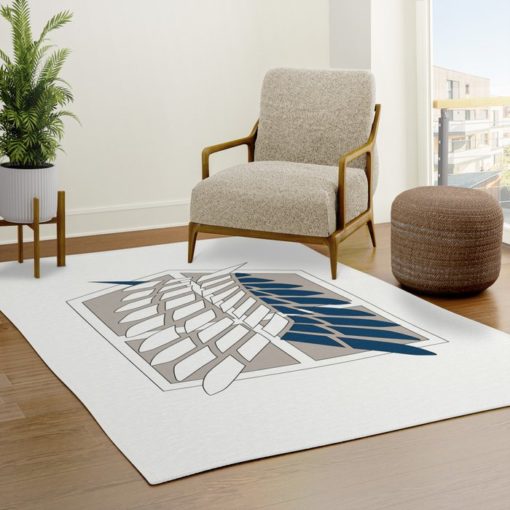 Wings Of Liberty Atack On Titan Rug - Custom Size And Printing