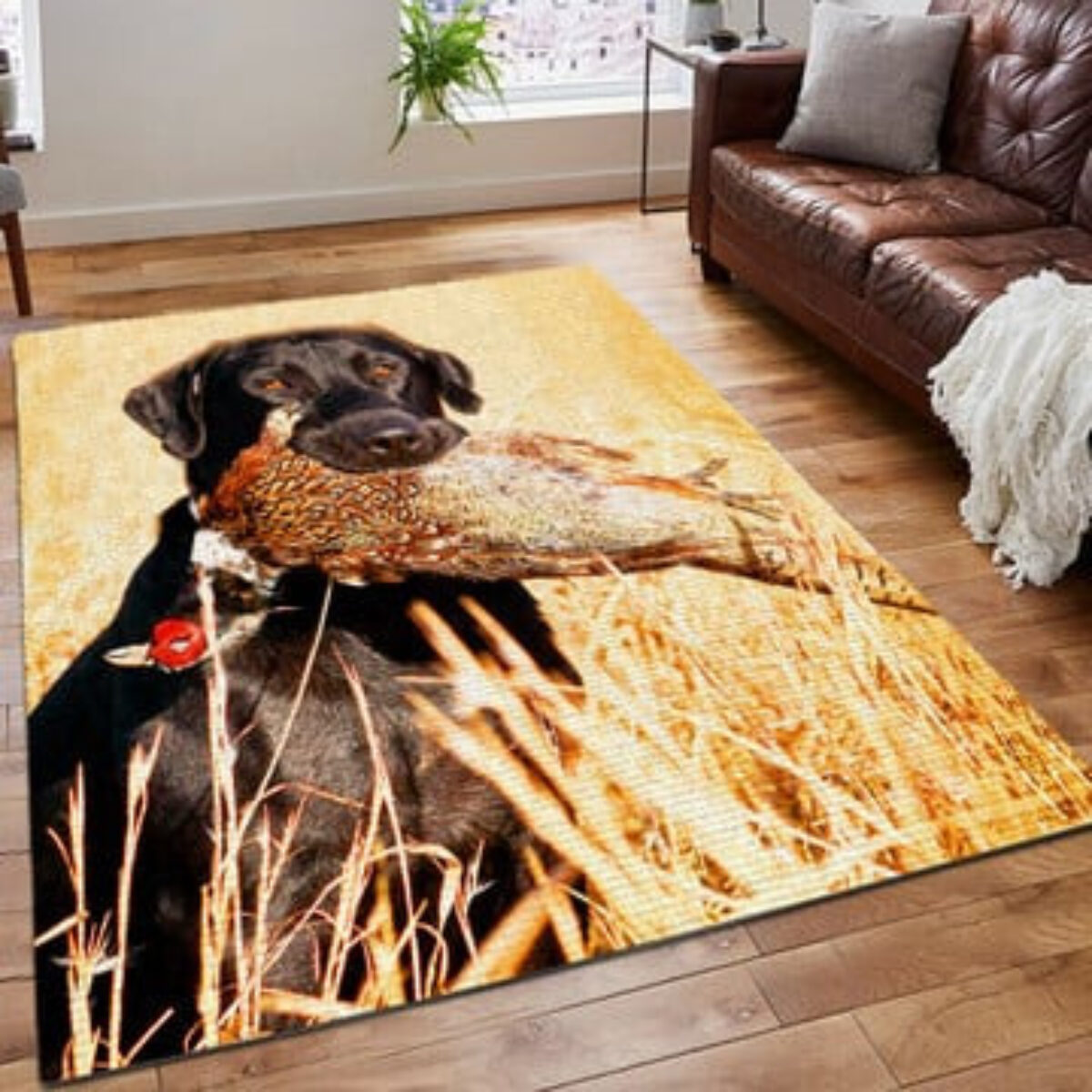 Cute Sleeping Chibi Dog Area Rug Funny Hunting Rug Huntings Printing Floor  Mat Carpet Doggo Area