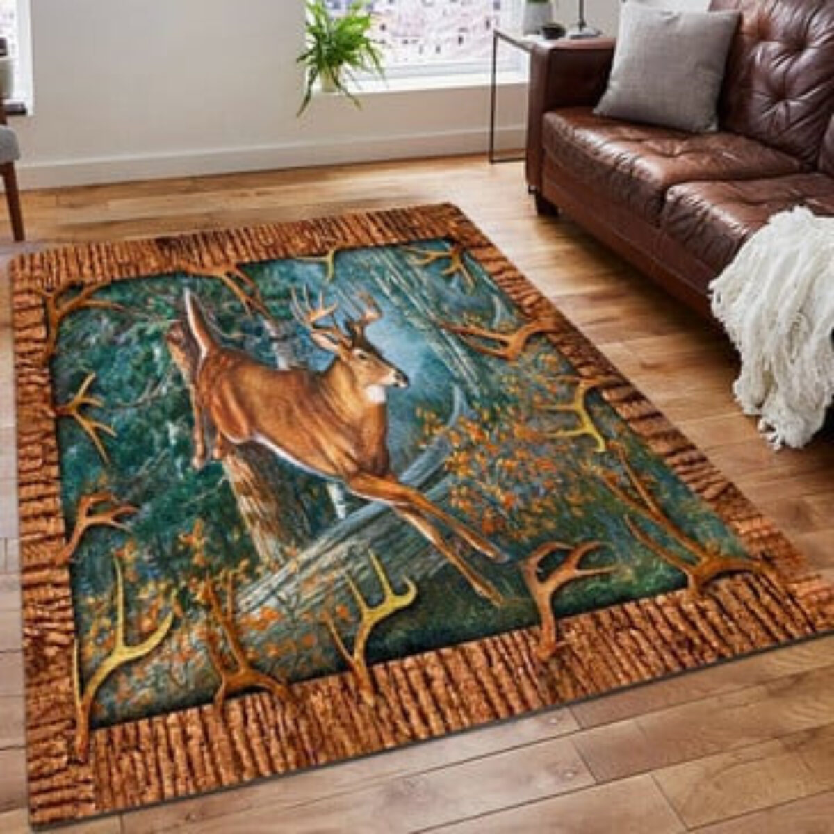 Briard Dog Area Rug Christmas Pet Lovers Floor Carpet Rug for Indoor