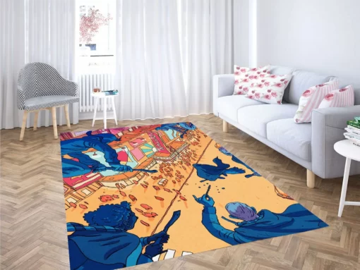 Character Harry Potter Flying Carpet Rug - Custom Size And Printing