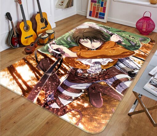 Attack On Titan Rug - 3D Attack On Titan 1698 Anime Non Slip Rug - Custom Size And Printing
