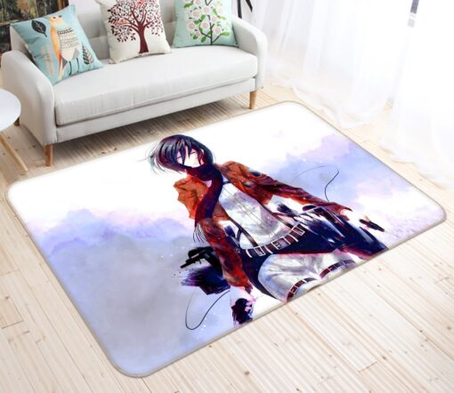 Attack On Titan Rug - 3D Attack On Titan 1618 Anime Non Slip Rug - Custom Size And Printing