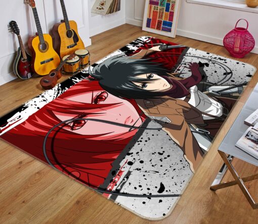 Attack On Titan Rug - 3D Attack On Titan 1625 Anime Non Slip Rug - Custom Size And Printing