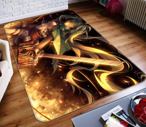 Attack On Titan Rug - 3D Attack On Titan 1614 Anime Non Slip Rug - Custom Size And Printing