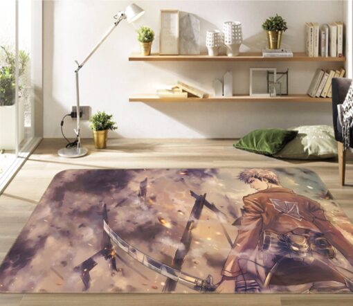 Attack On Titan Rug - 3D Attack On Titan 1801 Anime Non Slip Rug - Custom Size And Printing