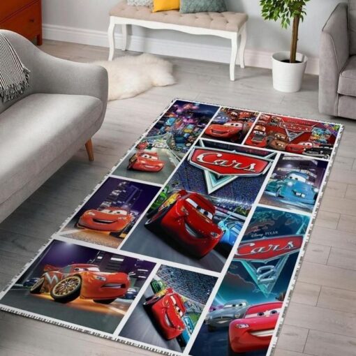 Disney Cars Series Living Room Area Rug For Christmas, Kitchen Rug - Us Gift Decor - Custom Size And Printing