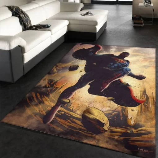 Superman Dc Area Rug - Gift For Fans, Christmas Gift Us Decor - Custom Size And Printing