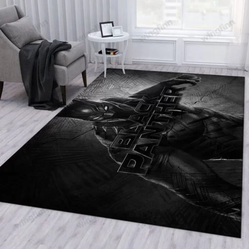 Black Panther Marvel - Area Rug For Gift Living Room - Custom Size And Printing