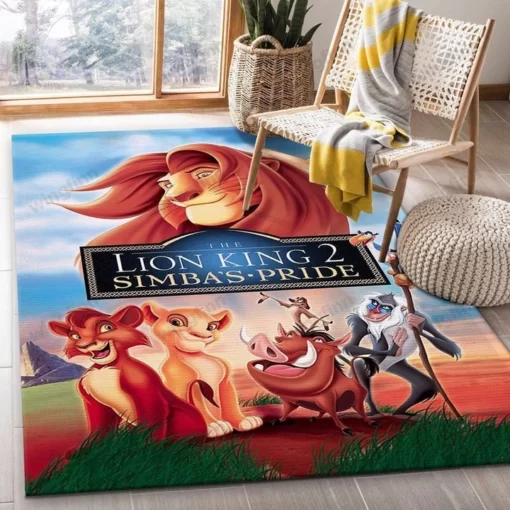 The Lion King Area Rug Living Room And Bed Room Rug - Custom Size And Printing