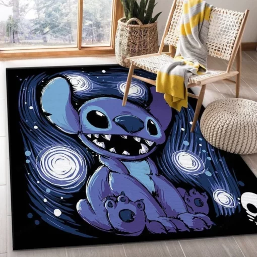 Starry Stitch Area Rug Living Room And Bed Room Rug - Custom Size And Printing