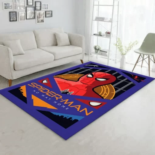 Spider Man No Way Home Ver1 Movie Area Rug - Bedroom Rug - Home Decor - Custom Size And Printing