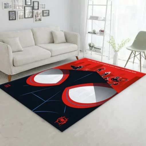 Spider Man Into The Spider Verse Ver2 Area Rug - Living Room Rug - Home Us Decor - Custom Size And Printing