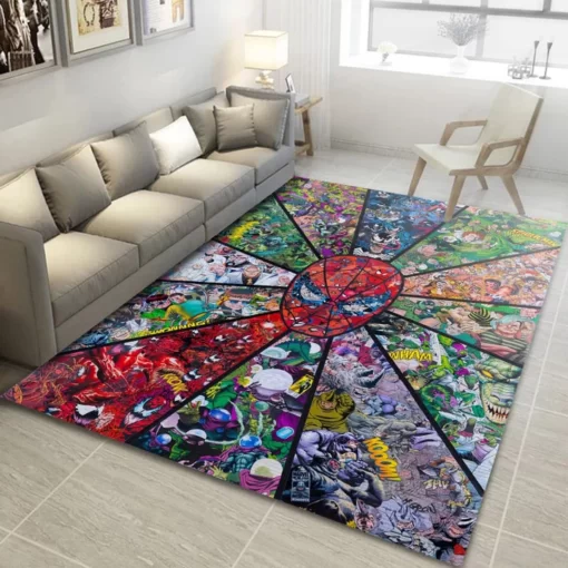 Spider Man Movie Area Rug - Bedroom Rug - Home Us Decor - Custom Size And Printing