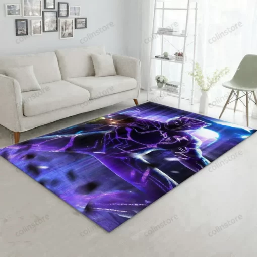Black Panther Ver2 Movie Area Rug - Living Room - Custom Size And Printing