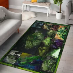 Angry Hulk The Incredible Hulk Area Rug Movie Home Decor Custom For Fans NT042203 – Custom Size And Printing