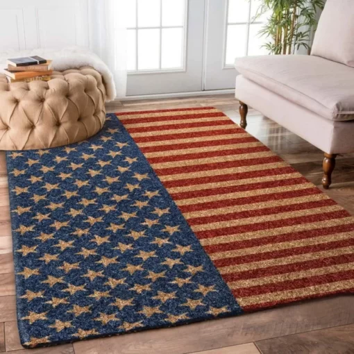America Home Decoration Area Rug - Custom Size And Printing