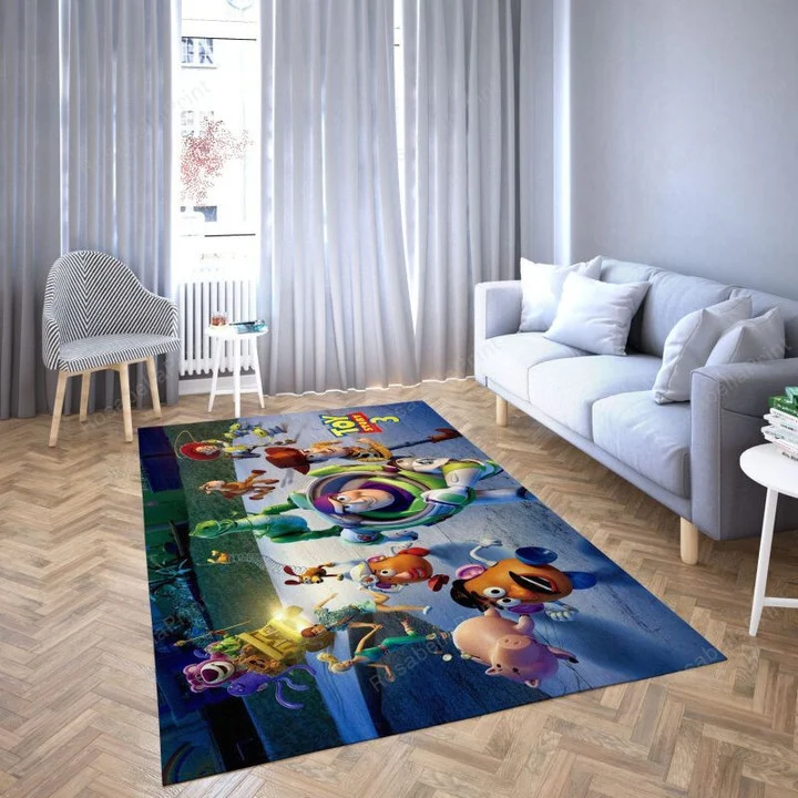 Toy Story Rug – Bedroom Carpet – Rectangle Area Rug – Carpet For Living Room – Custom Size And Printing