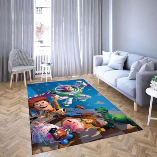 Toy Story Rug - Bedroom Carpet 16 Rectangle Area Rug - Carpet For Living Room, Bedroom, Kitchen Rugs, Non-Slip Carpet - Custom Size And Printing