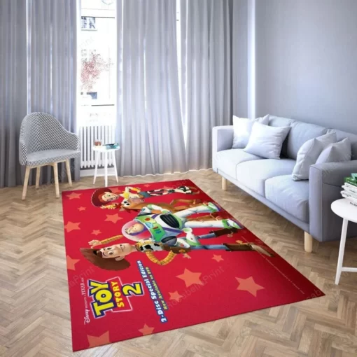 Toy Story Rug - Bedroom Carpet 29 Rectangle Area Rug - Carpet For Living Room, Bedroom, Kitchen Rugs, Non-Slip Carpet - Custom Size And Printing