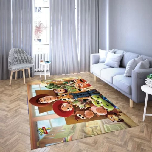 Toy Story Rug - Bedroom Carpet 24 Rectangle Area Rug - Carpet For Living Room - Custom Size And Printing