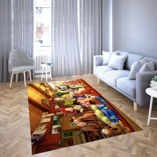 Toy Story Rug - Bedroom Carpet - Rectangle Area Rug - Carpet For Living Room, Bedroom, Kitchen Rugs, Non-Slip Carpet - Custom Size And Printing
