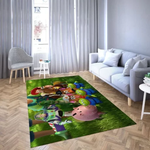 Toy Story Rug - Bedroom Carpet 42 Rectangle Area Rug - Carpet For Living Room - Custom Size And Printing