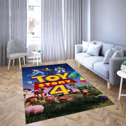 Toy Story Rug - Bedroom Carpet 20 Rectangle Area Rug - Carpet For Living Room - Custom Size And Printing