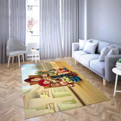 Toy Story Rug - Bedroom Carpet 38 Rectangle Area Rug - Carpet For Living Room - Custom Size And Printing