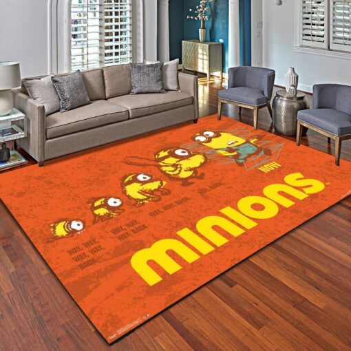 Illumination Minions Evolution Rugs, Living Room Bedroom Carpet - Custom Size And Printing