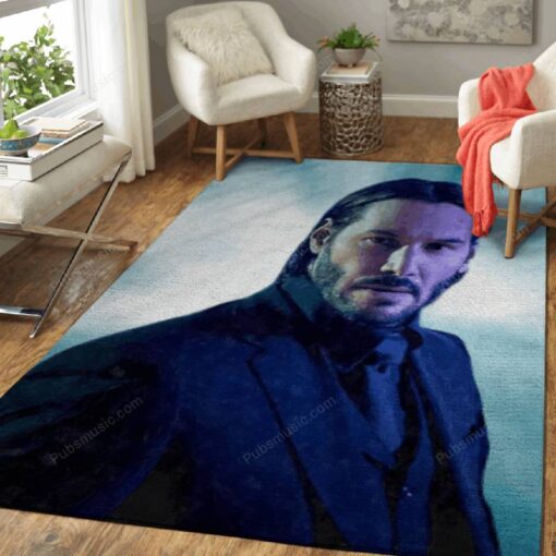 John Wick Forever - Movies Area Rug Carpet - Custom Size And Prin