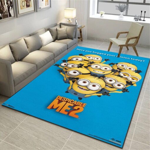 Illumination Despicable Me - Minions Rug - Living Room Bedroom Carpet - Custom Size And Printing