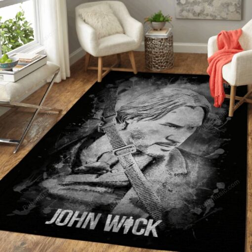 John Wick 03 - Movies Area Rug Carpet - Custom Size And Prin