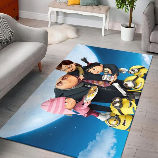 Minions Despicable Minions Cartoon Movies Area Rug - Living Room Carpet Floor Decor The Us Decor - Custom Size And Printing