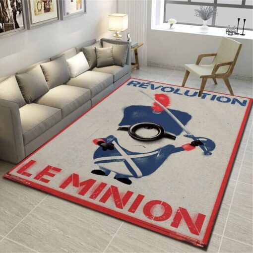 Illumination Minions Le Minion Area Rug - Living Room Carpet - Custom Size And Printing