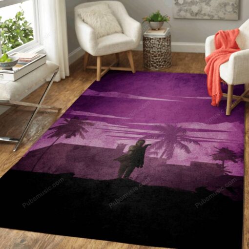 John Wick - Minimalist Movies Area Rug Carpet - Custom Size And Prin