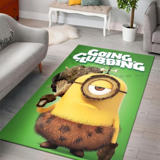 Minions Despicable Minions Cartoon Movies Area Rug - Living Room - Custom Size And Printing