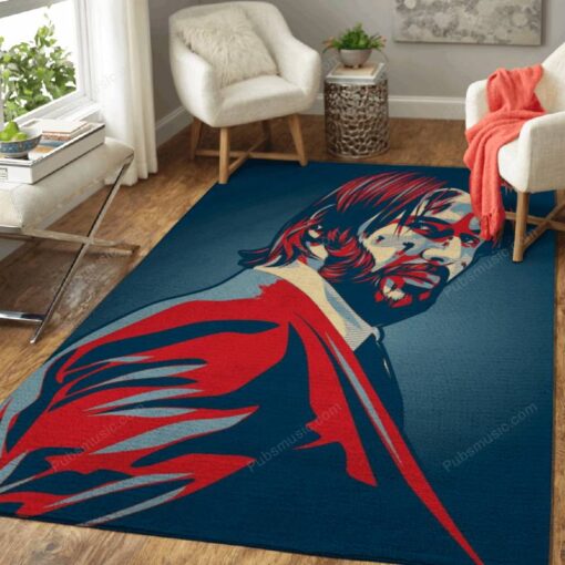 John Wick Pop Art - Hope Style Area Rug Carpet - Custom Size And Prin