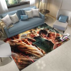Anime Living Room Carpet, Floor Decoration Rug – Custom Size And Printing