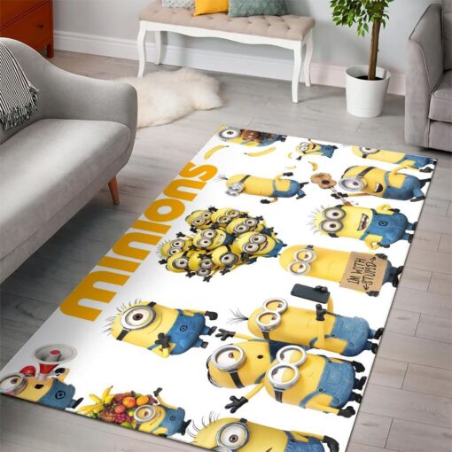 Minions Despicable Minions Cartoon Movies Area Rug - Living Room Carpet Floor Decor The Us Decor - Custom Size And Printing