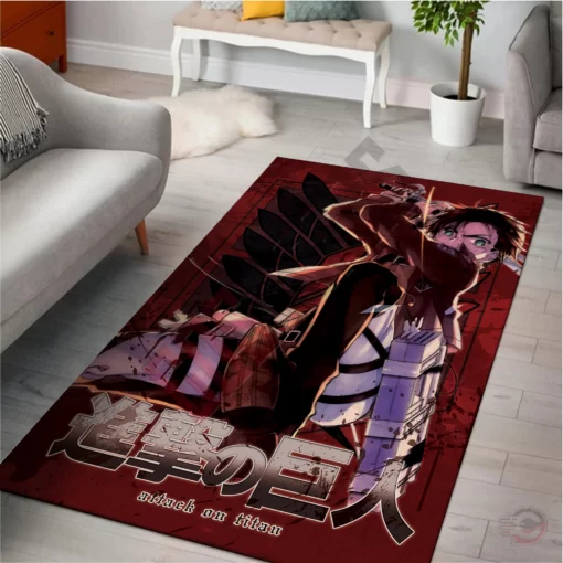 Attack On Titan - Eren Rug - Custom Size And Printing