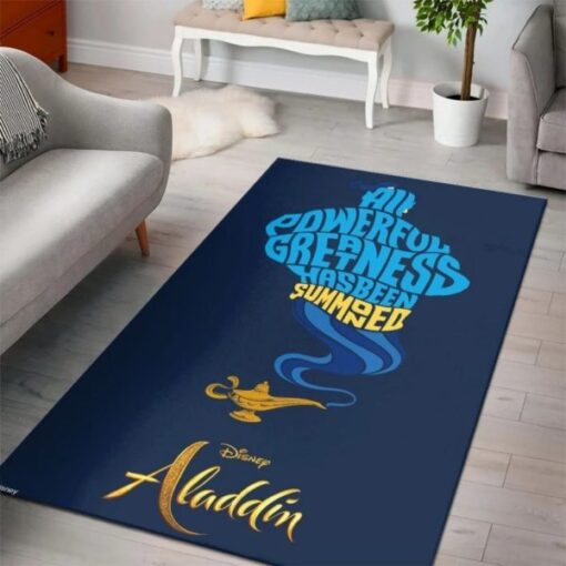 Aladdin Disney Movies Area Rug - Carpet - Custom Size And Prin