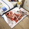 Attack On Titan Karpet Lantai Karpet Kamar Tidur Keset Anti-selip Hadiah Kartun Anak-anak – Custom Size And Printing