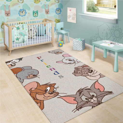 Character Tom And Jerry Rug Home Decor - Custom Size And Printing