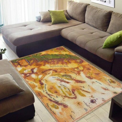Dungeons & Dragons Dark Sun Area Rug Carpet - Custom Size And Printing