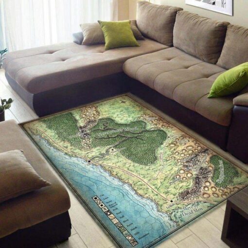 Dungeons & Dragons Neverwinter Map Carpet Area - Custom Size And Printing
