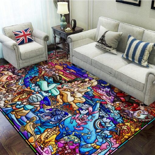 Disney Aladdin Area Rug Carpet - Custom Size And Prin