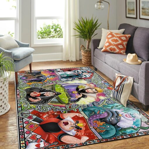 Disney Aladdin Movie Area Rug Carpet - Custom Size And Prin