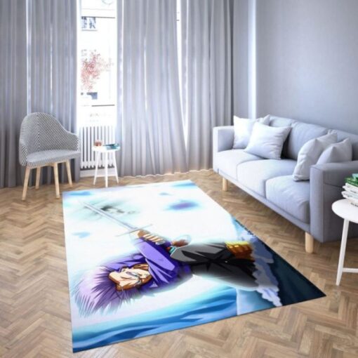 Dragon Ball Super Trunks Area Rug Carpet - Custom Size And Printing